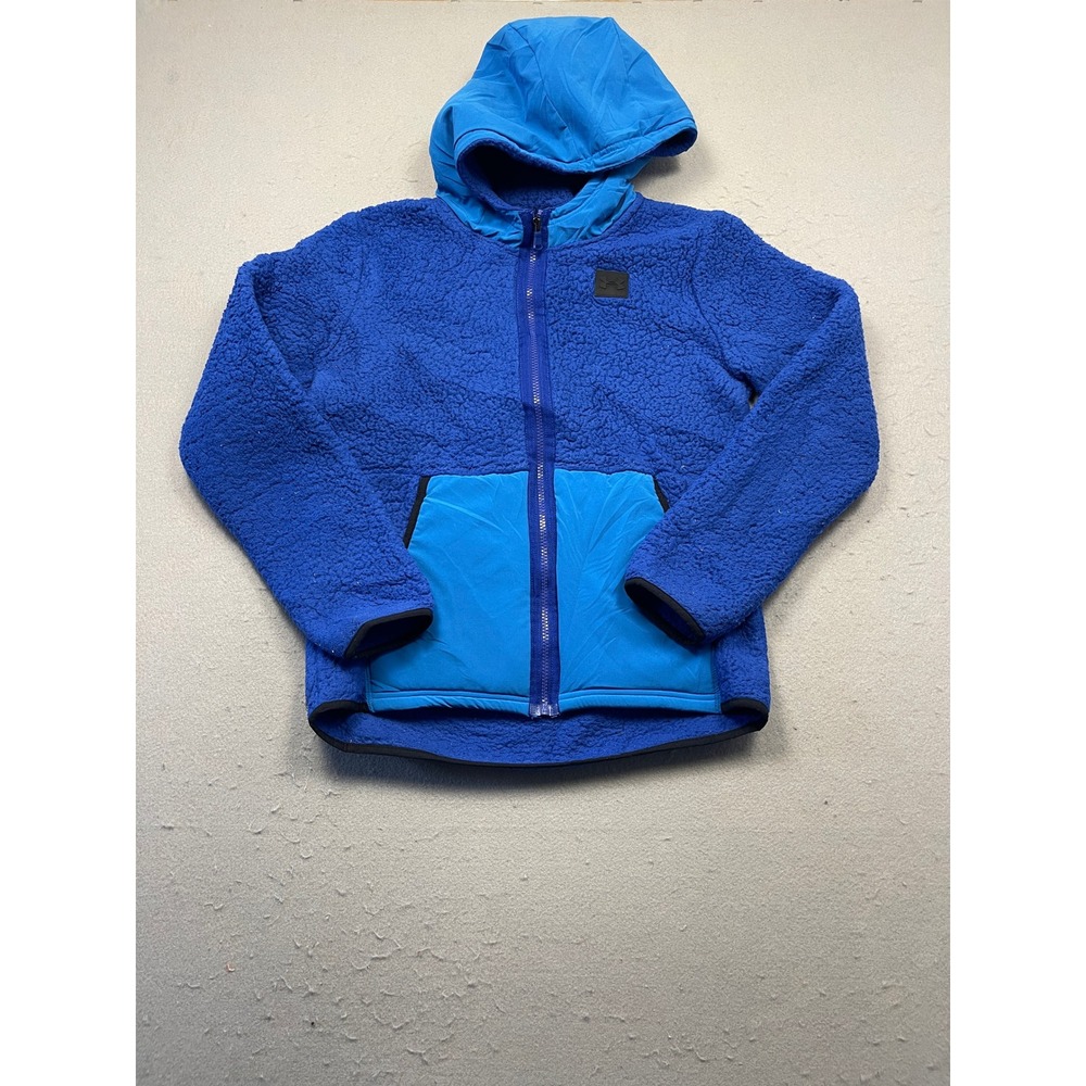 Under Armour Hoodie Sherpa Fleece Blue YLG/JG/G Youth Boys